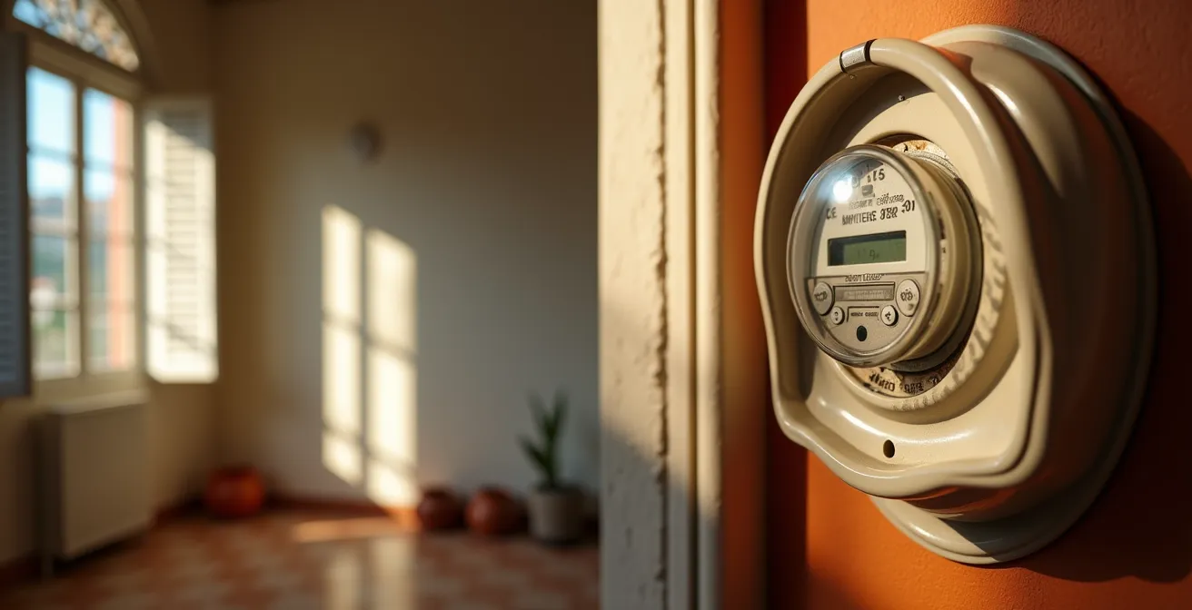 Visualización del ahorro energético al cerrar zonas no utilizadas