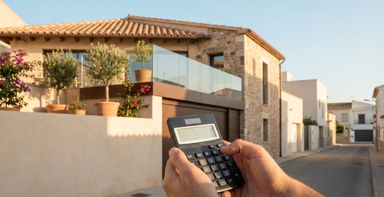 Calculadora de ITP mostrando diferentes porcentajes por comunidad autónoma en España