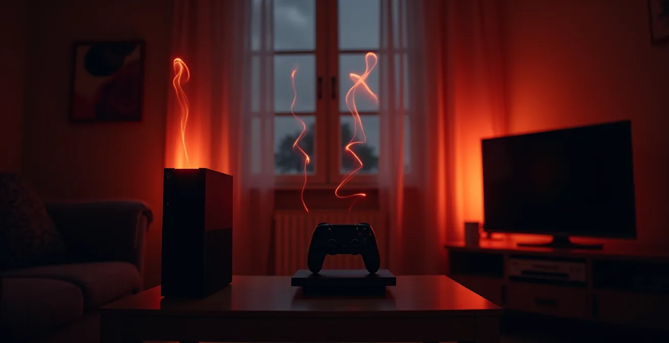 Visualización artística del consumo fantasma de electrodomésticos en modo stand-by