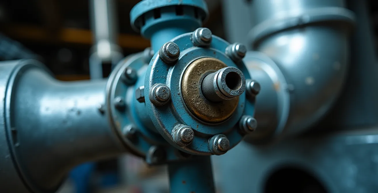 Válvula de bypass instalada en sistema de conductos